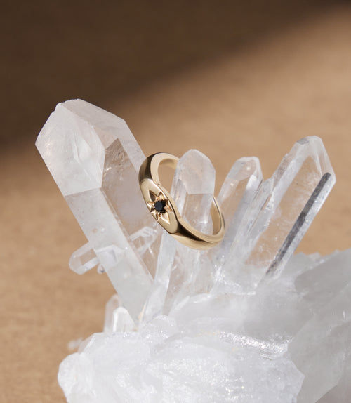 Meteorite Star Ring