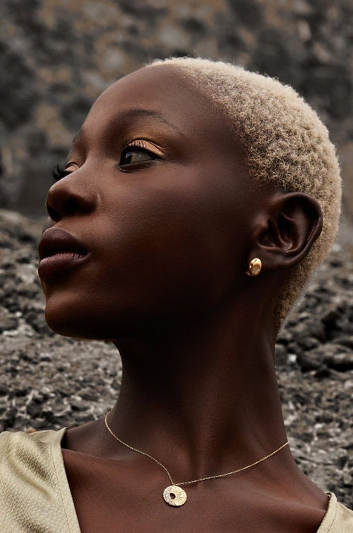 Volcanic Dents Drops Earrings