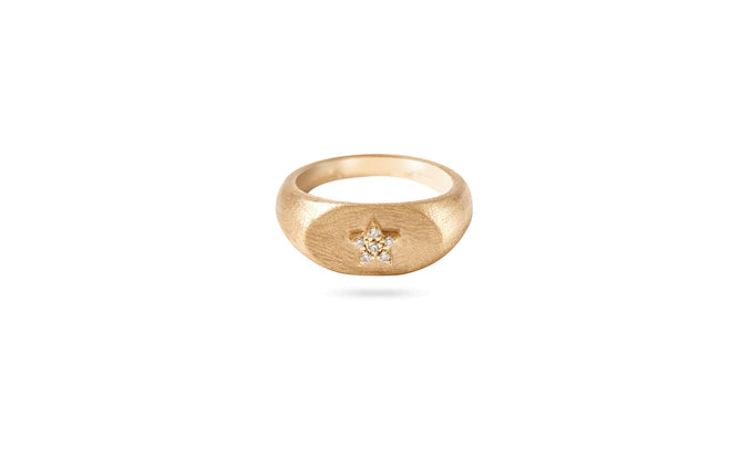 Star Signet Ring